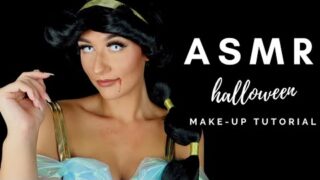 [ASMR] Halloween GRWM✨👑(Princess Jasmine Make-Up Tutorial)