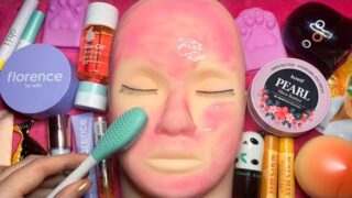 ASMR Skincare on Mannequin (Whispered)